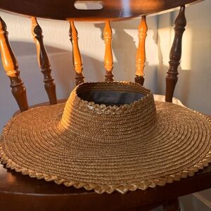 Stylish Tan Straw Hat